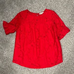 Red Lace shirt